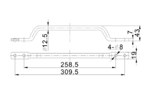 Aluminum Alloy Truck Door Handle