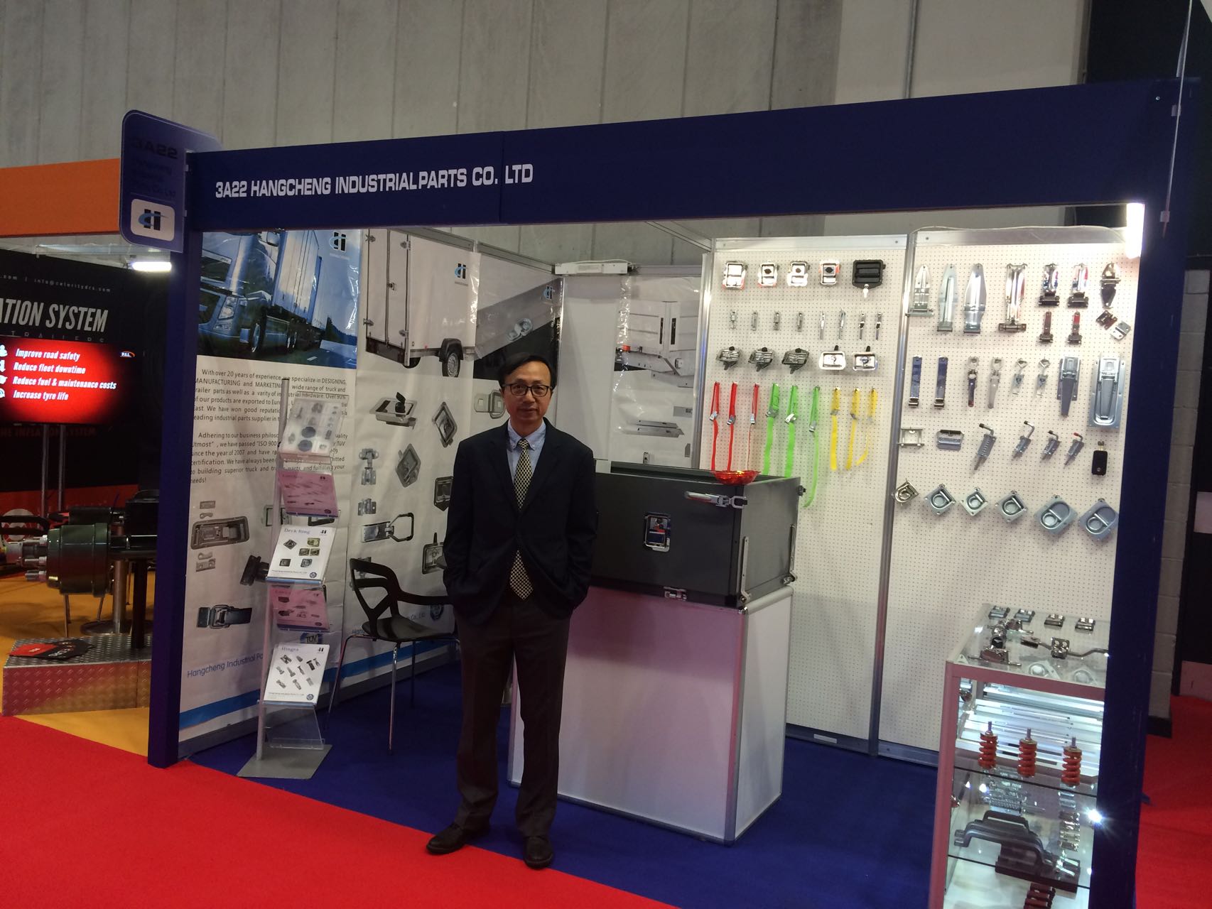 Hangcheng exhibited at UK CV show successfully.