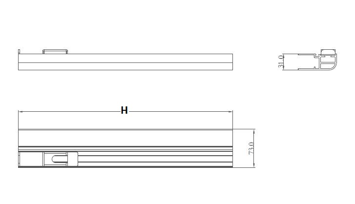 Truck Aluminum Pillar Side Plate H400