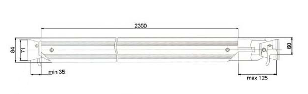 Adjustable Aluminum Decking Beam