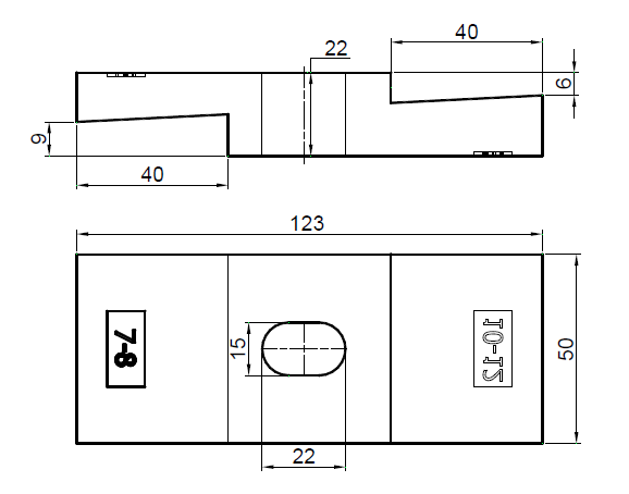 Zinc-plated Forged Steel Chassis Clamp Thickness 7/8 – 10/12