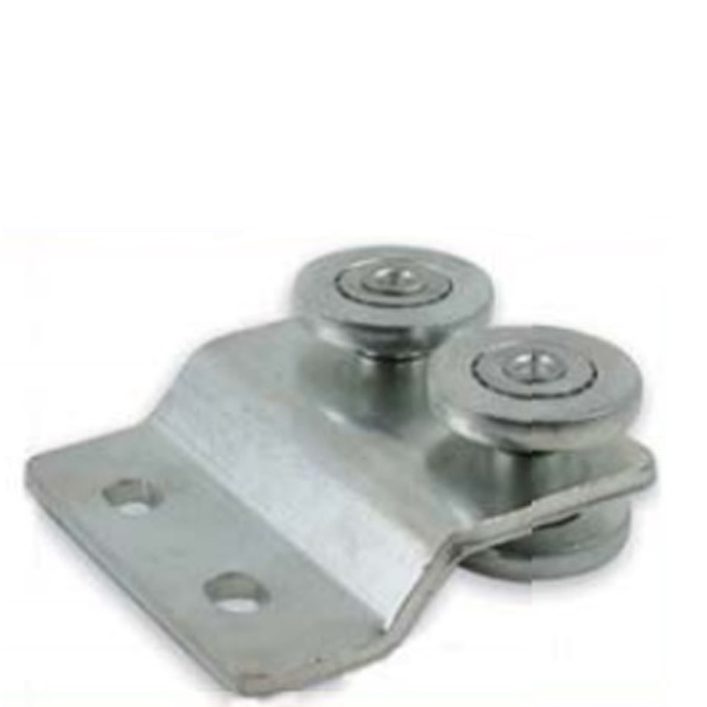 Zinc-plated Steel Roller with Double Wheels Diameter 30