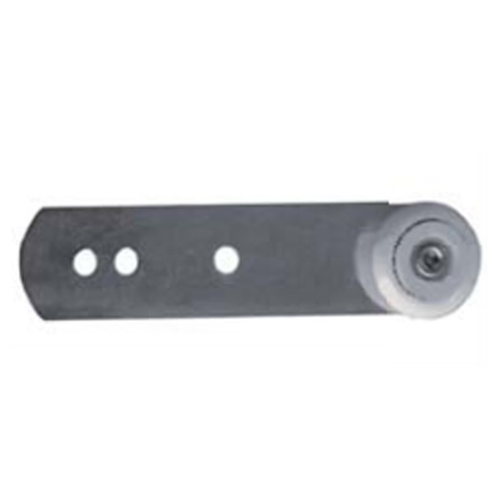 Zinc-plated Steel Roller with Nylon Wheel Diameter 30 Length 127