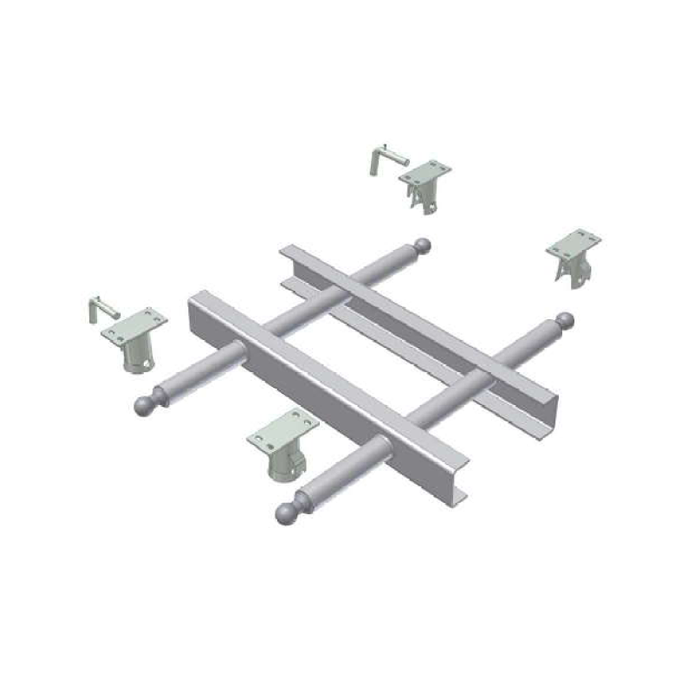 Tipper Truck Three-way Horizontal Sphere Set Diameter 43