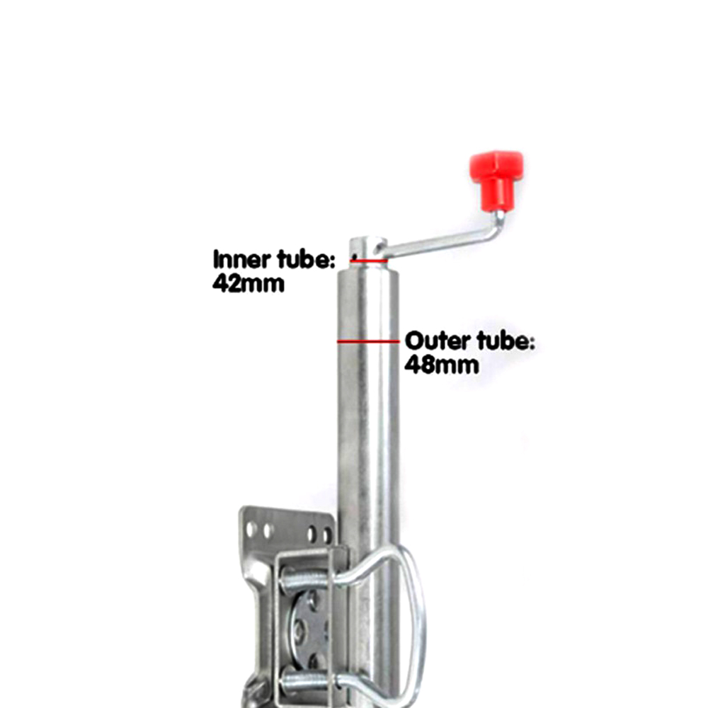 Trailer Jockey Wheel Top Wind with 10” Air Caster