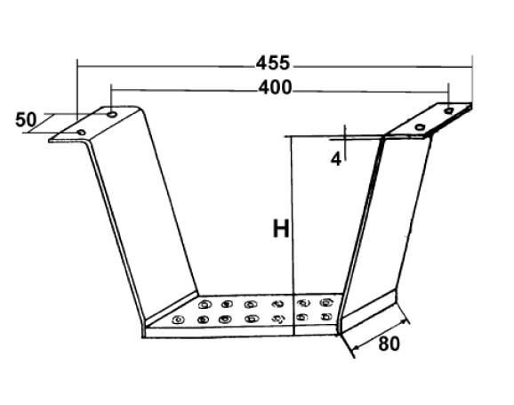 Hot Dip Galvanized Truck Step