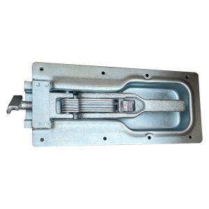 Zinc-plated Steel Recessed Latch Lock with T Bolt