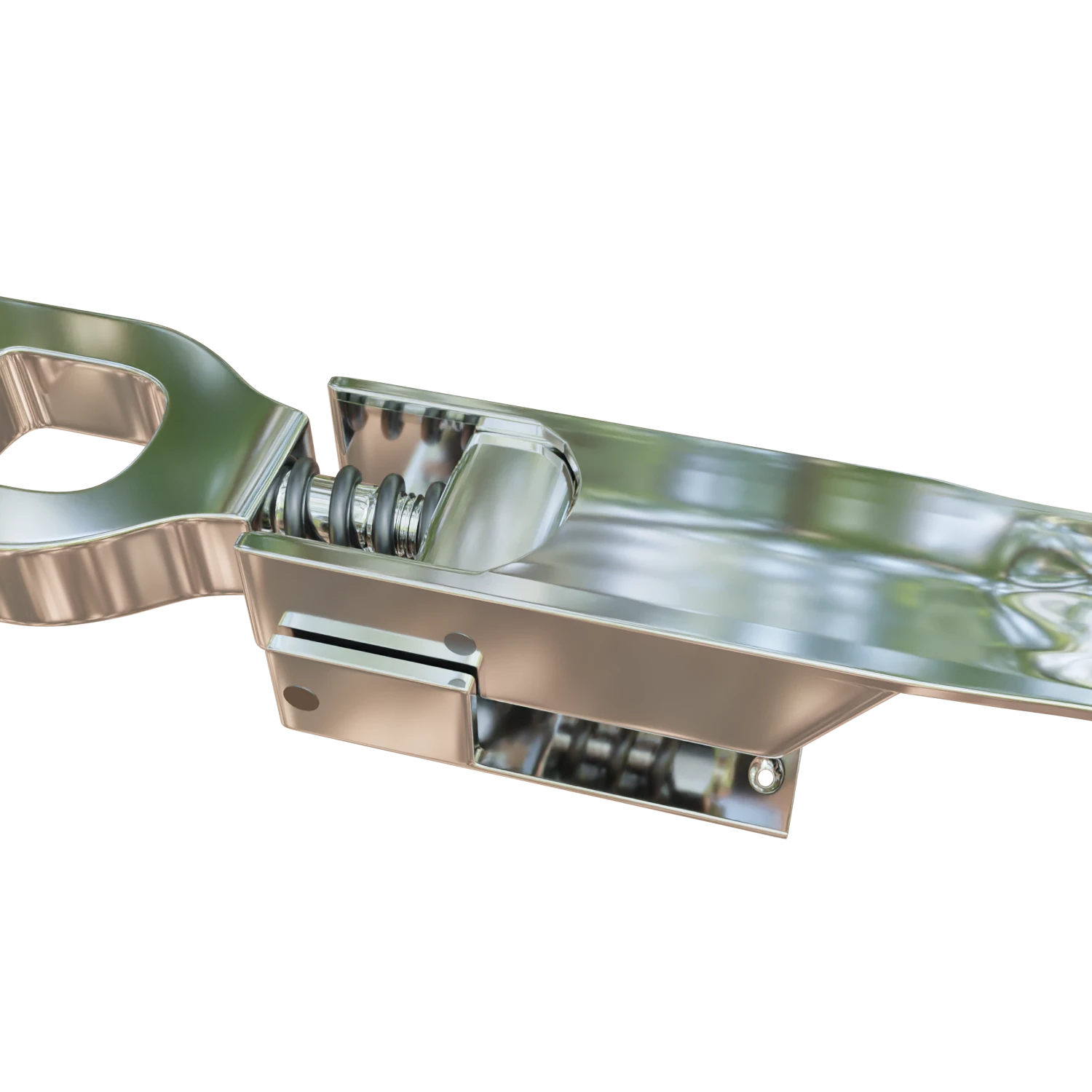 Polish Galvanised Truck Latch Lock Surface