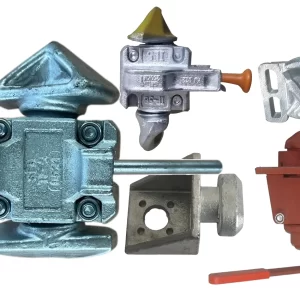 Shipping Container Twistlocks Side Twist Locks Semi Automatic Twist Locks