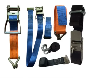 Retractable Ratchet Straps: Cargo Straps for Trailers with Hooks, Heavy Duty Tie Down with Buckle for Trucks, 1 to 4 inches