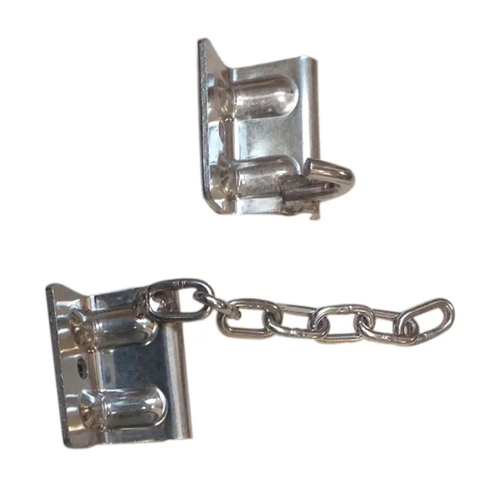 Bracket with Chain for Meat Hook Rail