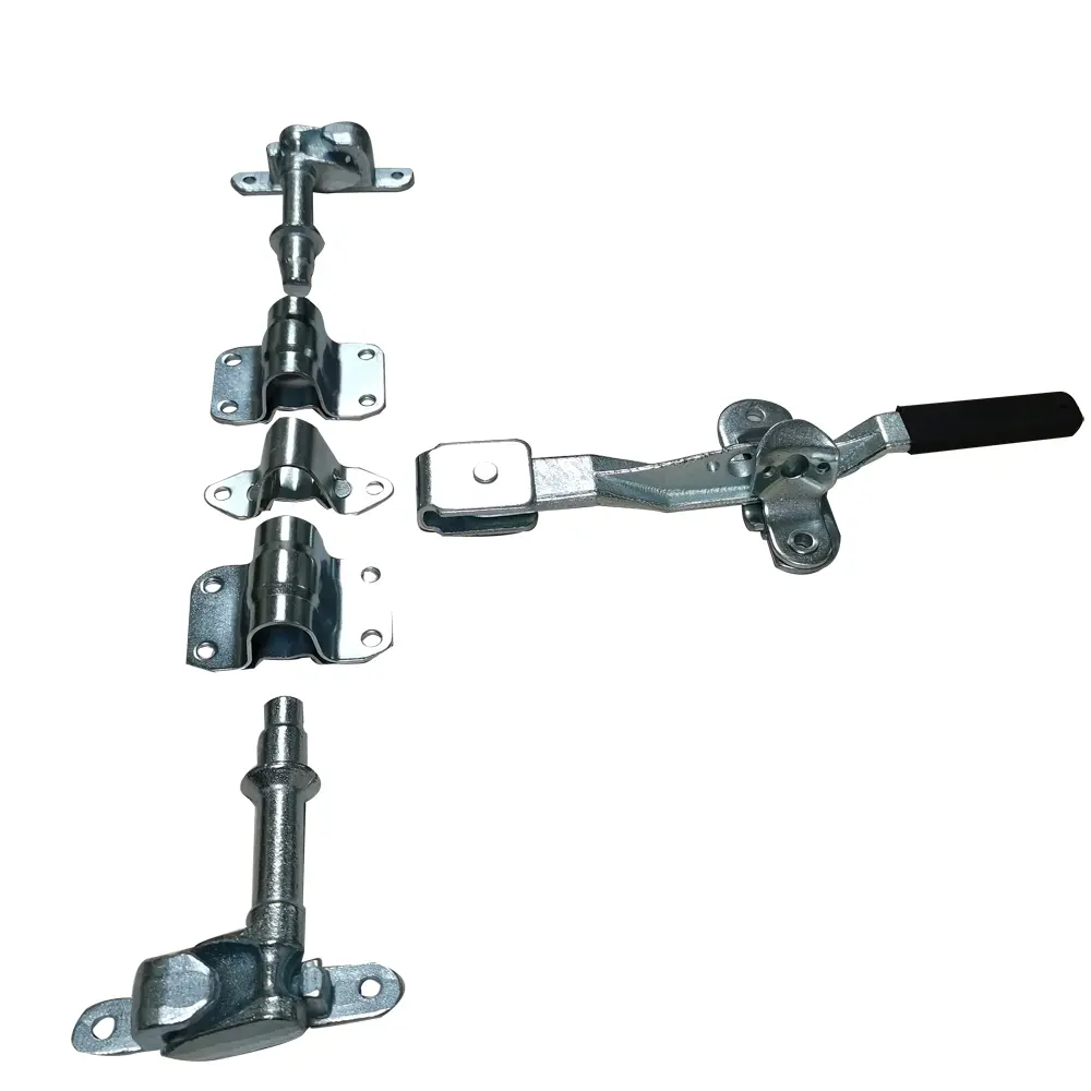 Zinc plated Steel Truck Door Lock for OD27mm Pipe Zinc plated Steel Truck Door Lock for OD27mm Pipe